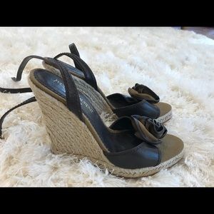 Yves Saint Laurent strapped pump sandals
